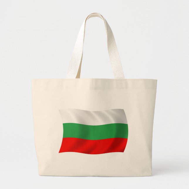 Bolsa de mano con la bandera de Bulgaria (Frente)