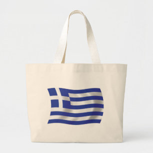Bolsa de mano con la bandera de Grecia