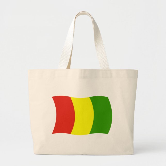 Bolsa de mano con la bandera de Guinea (Frente)