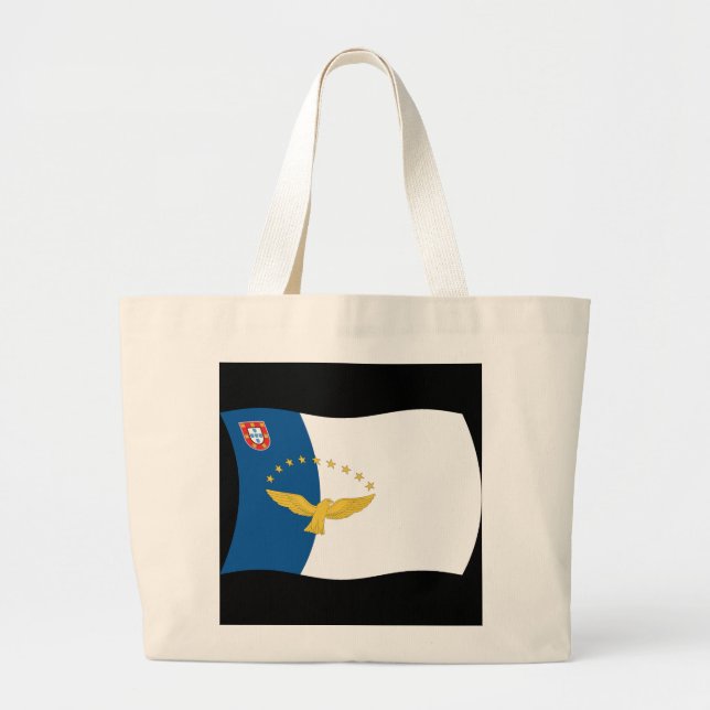 Bolsa de mano con la bandera de las Azores (Frente)