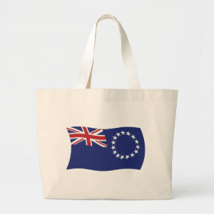 Bolsa de mano con la bandera de las Islas Cook