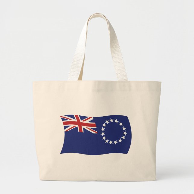 Bolsa de mano con la bandera de las Islas Cook (Frente)