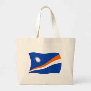 Bolsa de mano con la bandera de las Islas Marshall