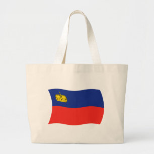 Bolsa de mano con la bandera de Liechtenstein