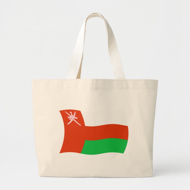 Bolsa de mano con la bandera de Omán (Frente)