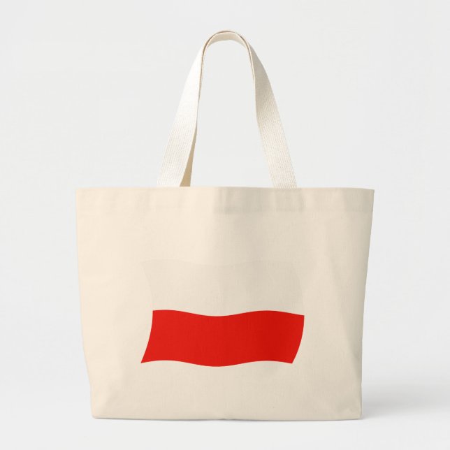 Bolsa de mano con la bandera de Polonia (Frente)
