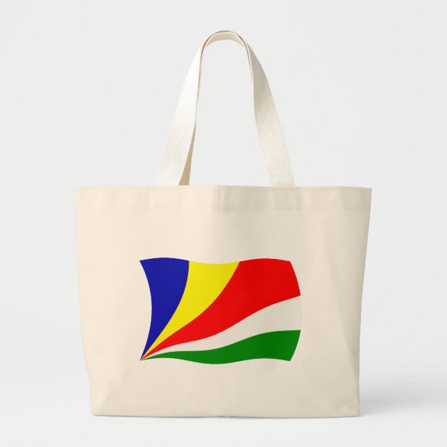 Bolsa de mano con la bandera de Seychelles (Frente)