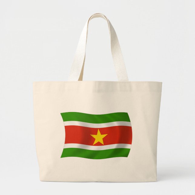 Bolsa de mano con la bandera de Surinam (Frente)