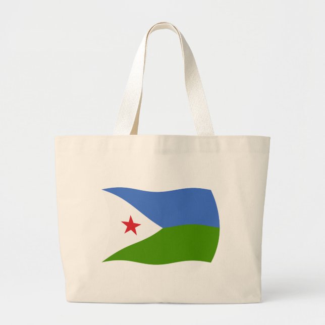 Bolsa de mano con la bandera de Yibuti (Frente)