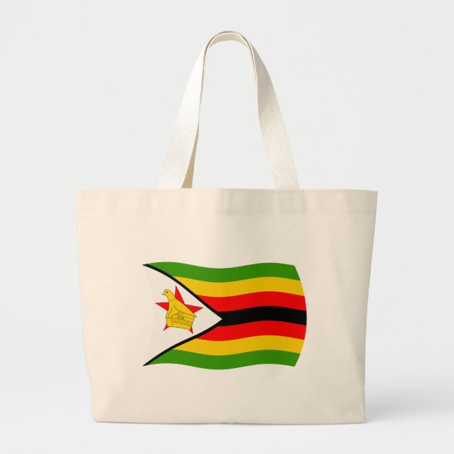 Bolsa de mano con la bandera de Zimbabue (Frente)