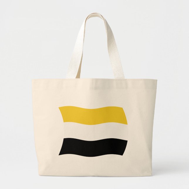 Bolsa de mano con la bandera Garifuna (Frente)