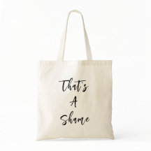 Bolsa de mano con la cita divertida "Eso es una pe