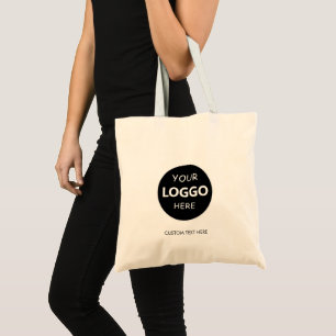 Bolsa de mano con logotipo de negocio personalizad