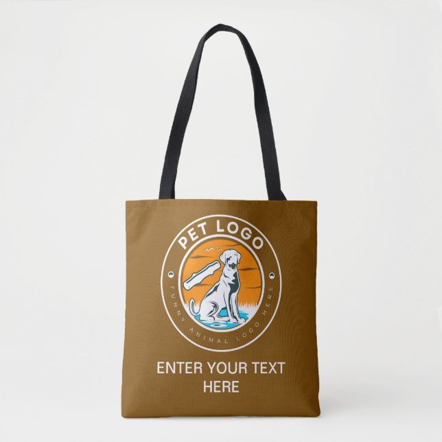 Bolsa de mano con logotipo PET personalizado | Neg (Anverso)