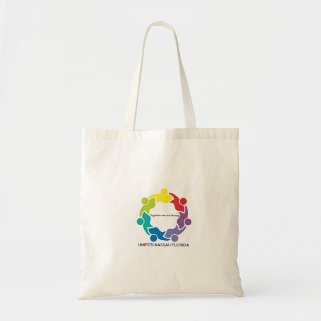 Bolsa de mano con logotipo y No Kings (Frente)
