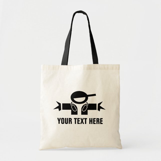 Bolsa de mano con nombre de DJ personalizado para  (Frente)