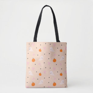 Bolsa de mano con patrón de fantasma de Halloween
