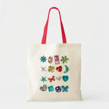 Bolsa de mano con piedras de imitación Y2K