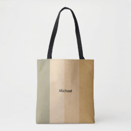 bolsa de mano con rayas decente personalizada 