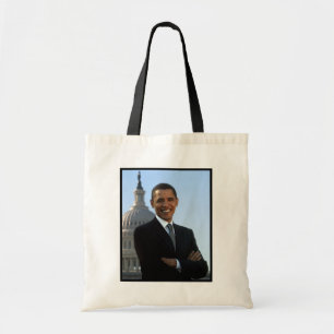 Bolsa de mano con retrato del senador Presidente B
