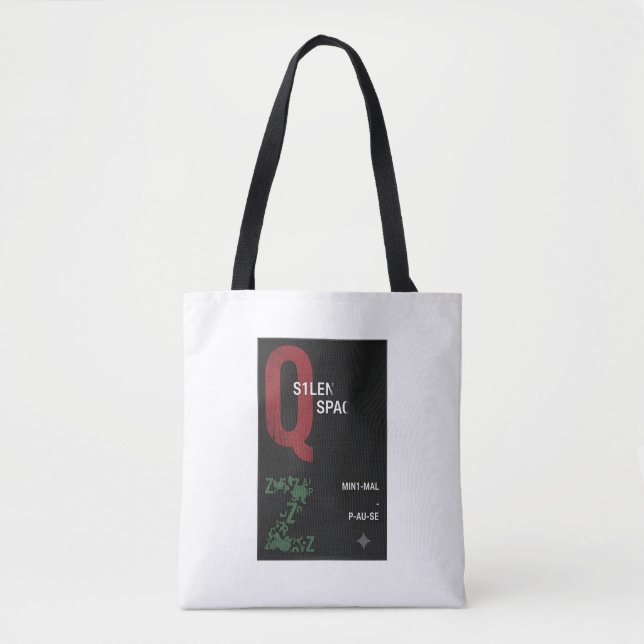 Bolsa de mano con tipografía (Anverso)