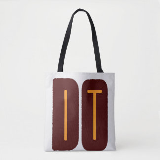 bolsa de mano con tipografía de hazlo