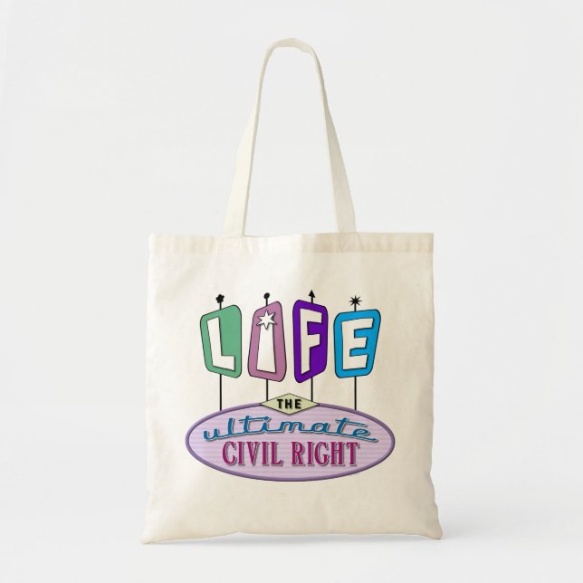 Bolsa de mano con un diseño retro. (Frente)