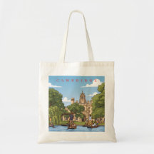 Bolsa de mano con vista del río Cam en Cambridge