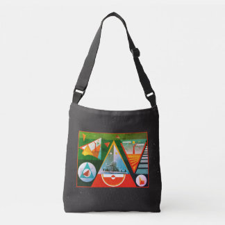 Bolsa de mano cruzada Colofull Mix - Mundo abstrac