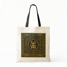 Bolsa de mano cultural de lujo Igbo Ikenga índigo
