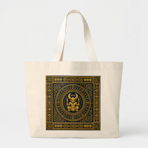 Bolsa de mano cultural de lujo Igbo Ikenga índigo 