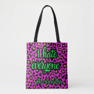 Bolsa de mano Custo rosa caliente con estampado de