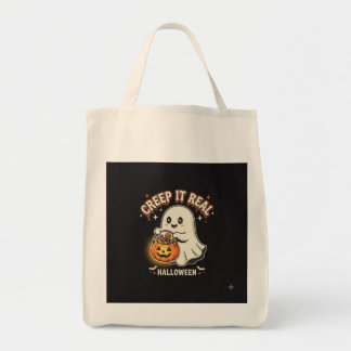 Bolsa de mano Cute Ghost Creep It Real para Hallow