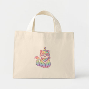 Bolsa de mano Cute Kawaii Arcoíris Caticorn Unicor