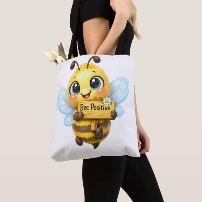 Bolsa de mano de abeja linda positiva caprichosa d (Detalle)