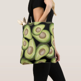 Bolsa de mano de "Aguacate" impresa
