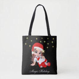 Bolsa de mano de ángel de hada de Navidad linda y 