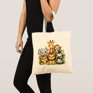 Bolsa de mano de animales de safari de la jungla l