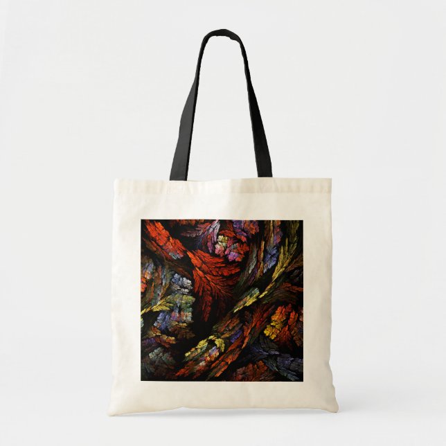 Bolsa de mano de arte abstracto de armonía de colo (Frente)