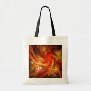 Bolsa de mano de arte abstracto Firestorm Nova