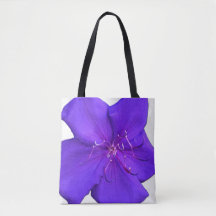 Bolsa de mano de arte botánico audaz con floración