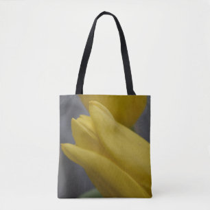 Bolsa de mano de arte botánico audaz: Tulipán Amar