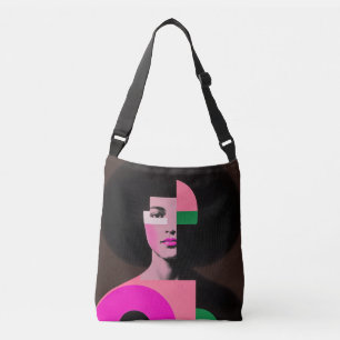 Bolsa de mano de arte de retrato de diosa moderna