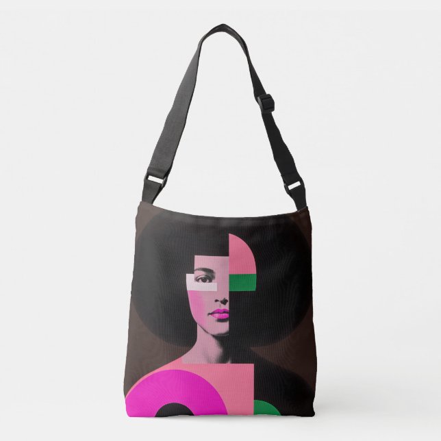 Bolsa de mano de arte de retrato de diosa moderna (Anverso)