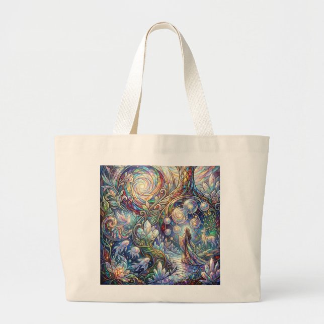 Bolsa de mano de Arte Fantástico – Asombro (Frente)