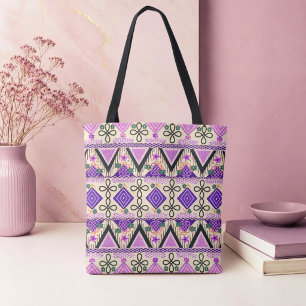 Bolsa de mano de arte popular bohemio