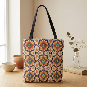 Bolsa de mano de arte popular bohemio