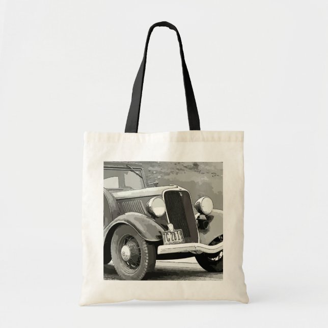 Bolsa de mano de automóvil clásico (Frente)