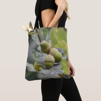 Bolsa de mano de bambú de árbol de bellota