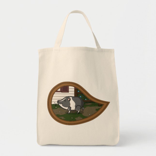 Bolsa de mano de Basil el Cerdo (Frente)